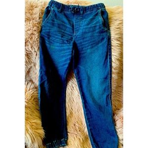 Boys youth drawstring jeans